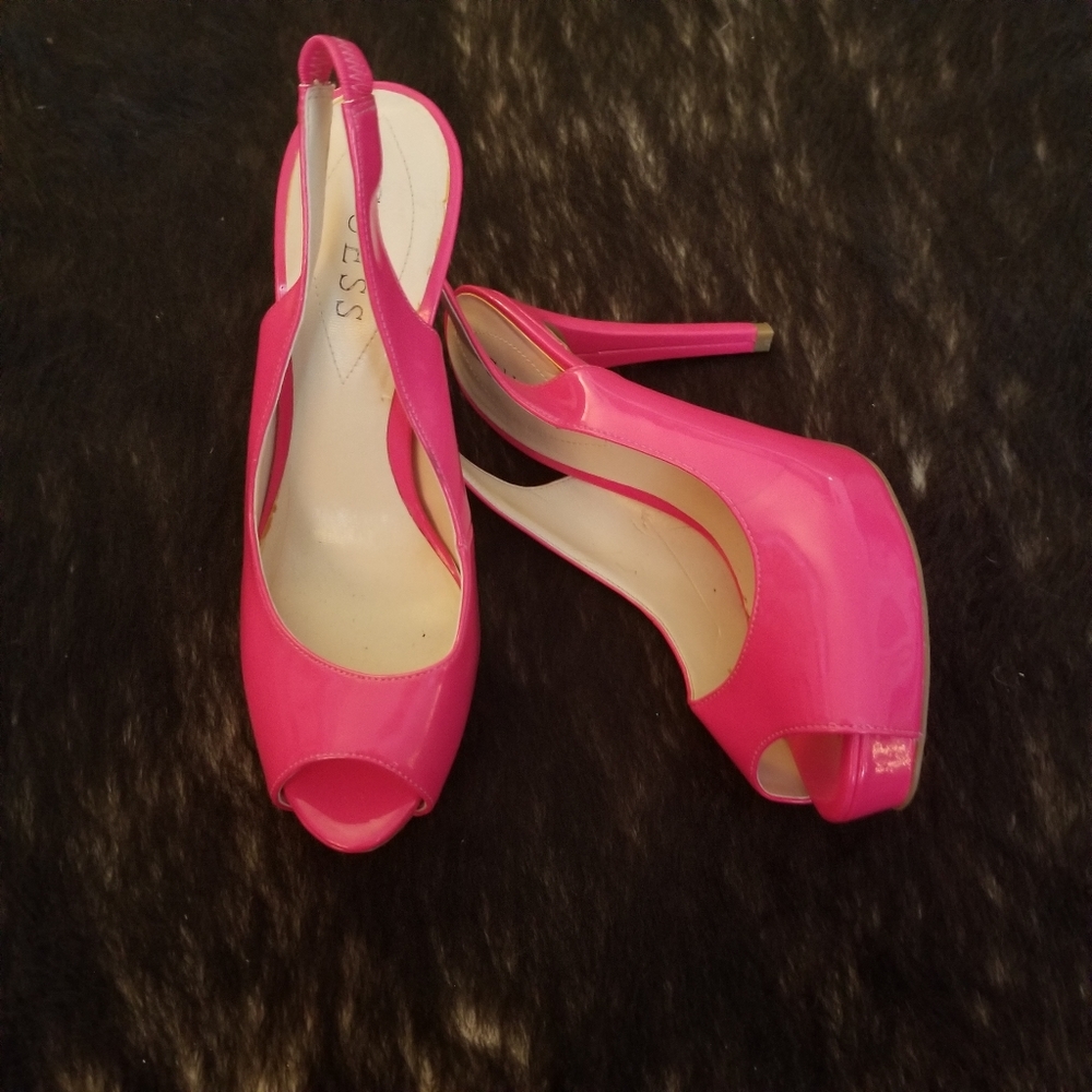Hot pink heels